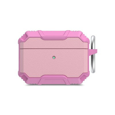 Shockproof Robot Armor Hard Plastic Case for Air Pods 3rd generation - PINK