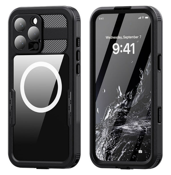 Red Pepper - Waterproof Protective Case - Black - iPhone 16 Pro Max