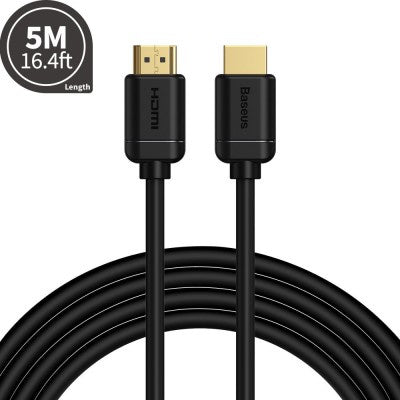 Baseus HDMI 2.0 cable 4K 60 Hz 3D HDR 18 Gbps CAKGQ-A01 5M-Black