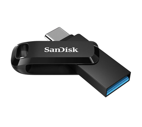 SanDisk 32GB Ultra Dual Drive Go 2-in-1 USB-C & USB-A Flash Drive Memory Stick 150MB/s USB3.1 Type-C Swivel