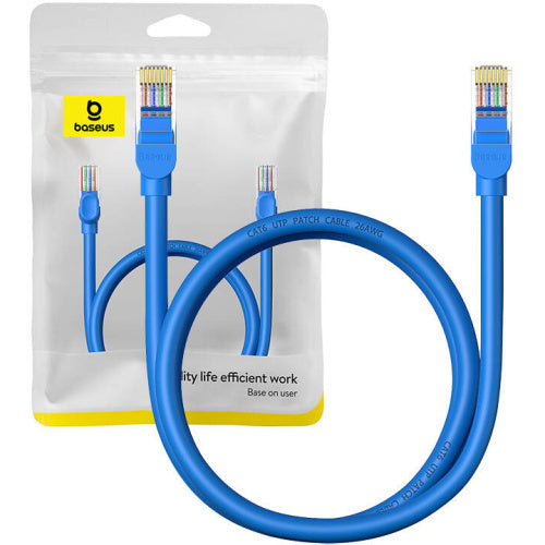 Baseus - CAT6 Cable Gigabit Ethernet Cable - Blue - 1M