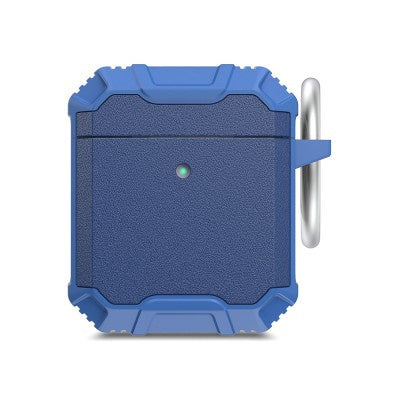 Adventurer - Shockproof Robot Armor Hard Plastic Case for AirPods 1st generation / 2nd generation - Navy