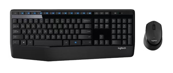 Logitech - MK345N Wireless Keyboard & Mouse Combo Full Size 12 Media Key Long Battery Life Comfortable