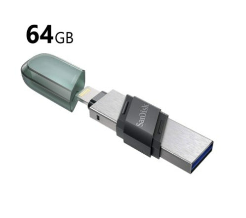 SanDisk 64GB iXpand Flash Drive Flip (SDIX90N-064G) Designed for Apple