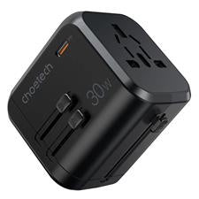 Choetech PD5008 GaN 35W 2 x USB-C+ 3 x USB-A Fast Universal International Travel Adaptor Wall Charger