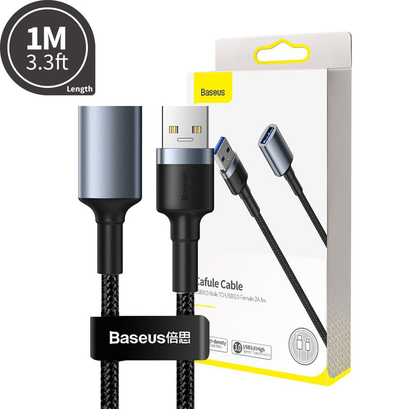 Baseus - Cafule Cable USB-A 3.0 Male to USB-A 3.0 Female 2A 1M