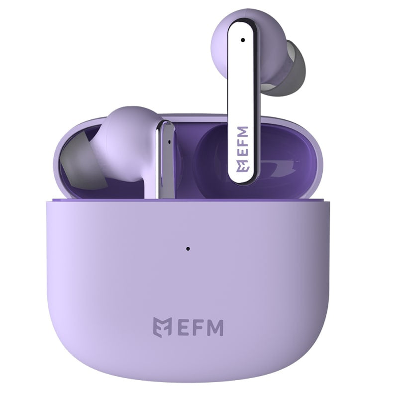 EFM - TWS Detroit Earphones / Wireless Charging - Purple