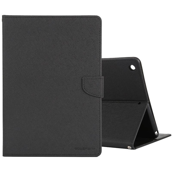 Goospery - Fancy Canvas Diary - Black / Black - iPad 7 / 8 / 9