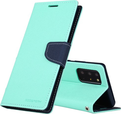 Goospery - Fancy Canvas Diary - Mint - iPhone 13 Mini