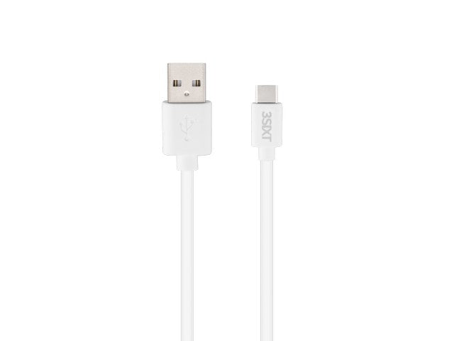 3sixT - USB-C - USB-A - White - 1M