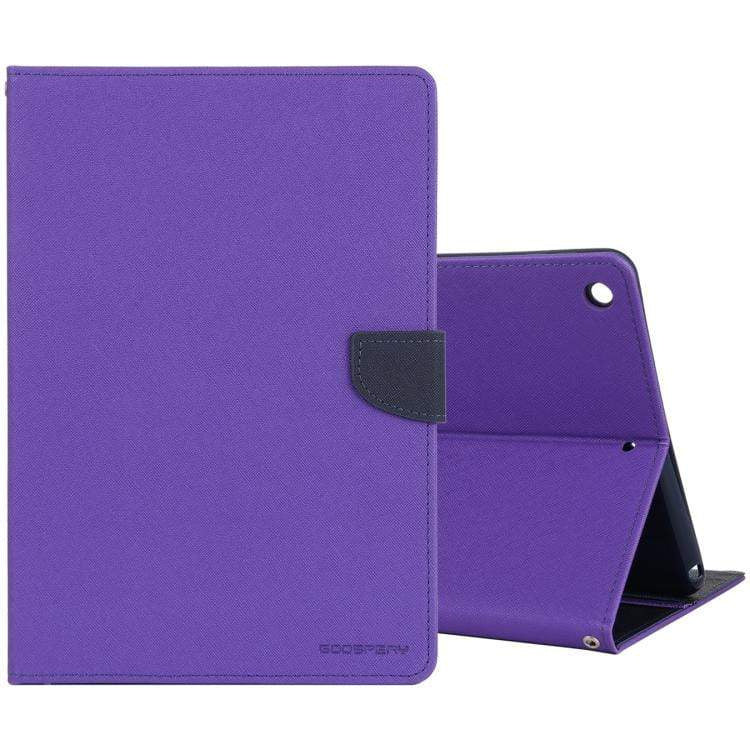 Goospery - Fancy Canvas Diary - Purple - iPad 7 / 8 / 9