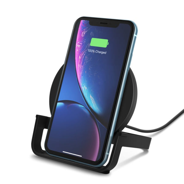 Belkin - BoostCharge Wireless 10W Charging Stand - Black