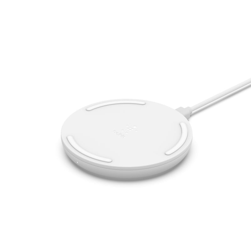 Belkin - BoostCharge Wireless 15W Charging Pad - White