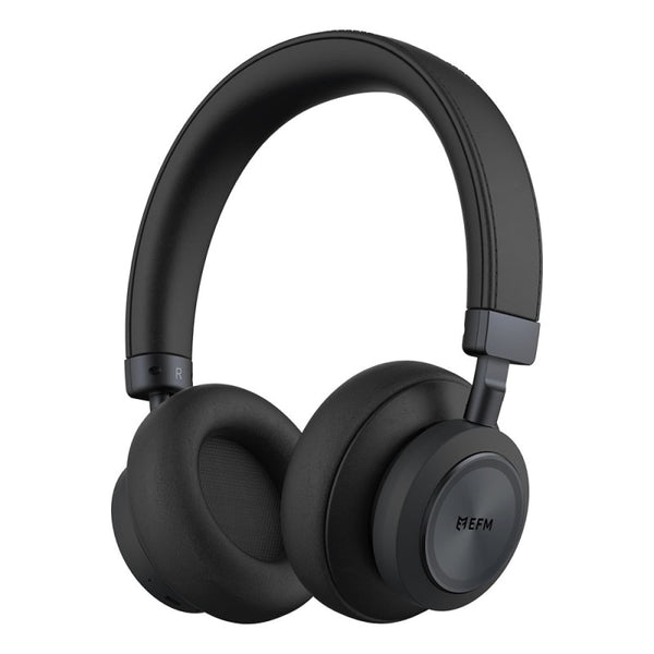 EFM - Austin Studio Wireless ANC Headphones / Dual Mode Active Noise Cancelling and Hi-Res Audio - Black