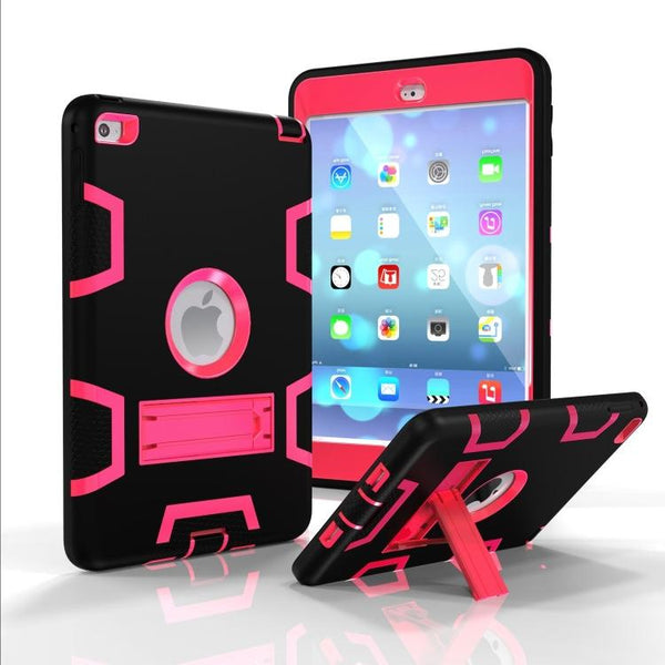 Hybrid Protective Silicone Case - Black / Pink - iPad Pro 10.5 / Air 3