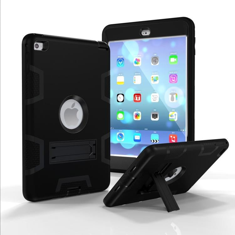 Hybrid Protective Silicone Case - Black / Black - iPad 7/8/9