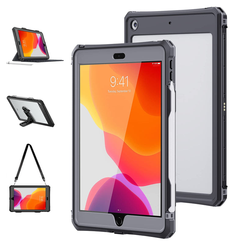 Shellbox -  Waterproof Protective Case - Black - iPad 7 / 8 / 9