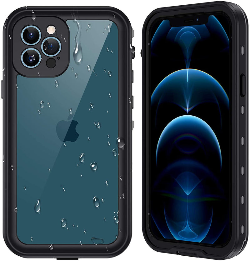 Red Pepper - Waterproof Protective Case - Black - iPhone 12 Pro