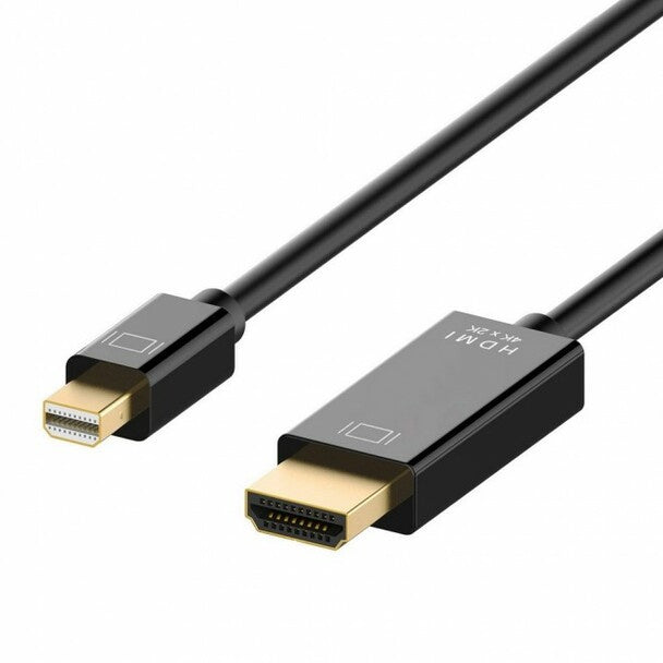 Simplecom - 4K Mini DisplayPort (miniDP) to HDMI Cable 2160P Ultra HD 1.8M