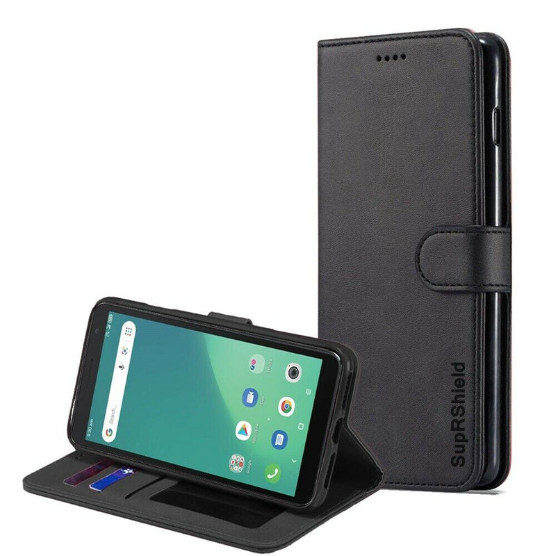 Suprsheild - Folio Wallet Flip Case - Black - Samsung S21 Ultra