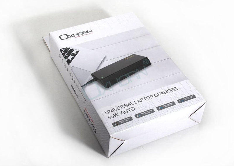 Oxhorn - Laptop Charger 90W Auto Universal Power Adapter