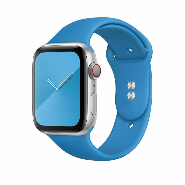 Sky Blue - Small - Apple Watch Silicone Band Strap - 42/44/45/49mm