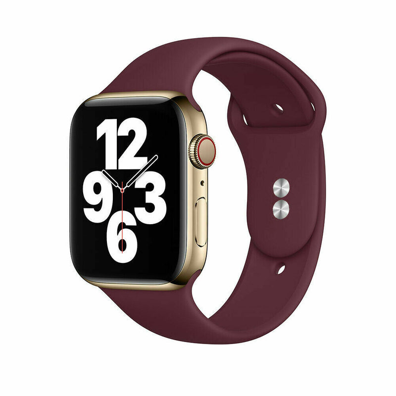 Red Wine - Small - Apple Watch Silicone Band Strap - 42/44/45/49mm