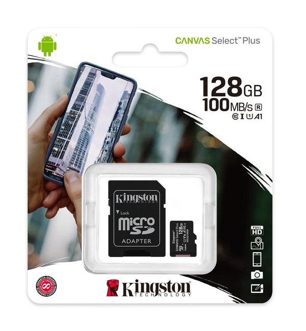 Kingston - 128GB - Micro-SD Card