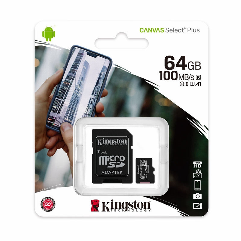 Kingston - 64GB - Micro-SD Card