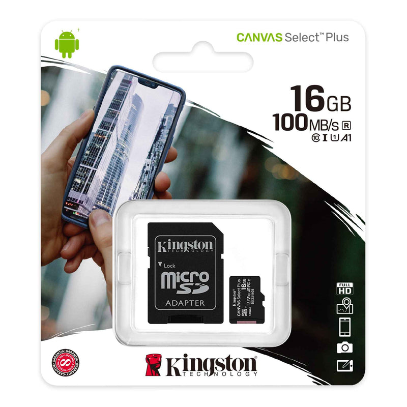 Kingston - 16GB - Micro-SD Card