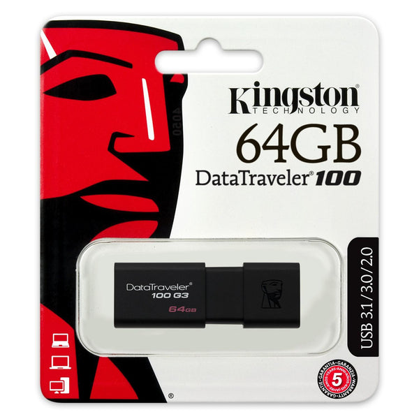 Kingston - 64GB - USB Flash Drive