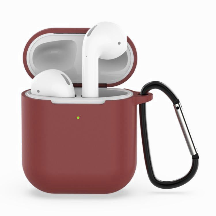 DARK RED - Silicone Protective Case - Airpods Gen 1 / 2