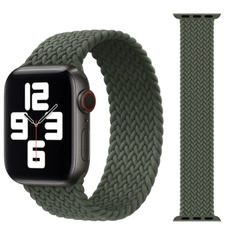 Khaki Green - Apple Watch Braided Band Strap  - 42/44/45/49mm