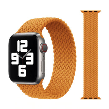 Orange - Apple Watch Braided Band Strap  - 42/44/45/49mm