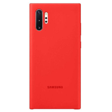 Samsung - Original Rear Silicone Case- Red - Note 10 Plus