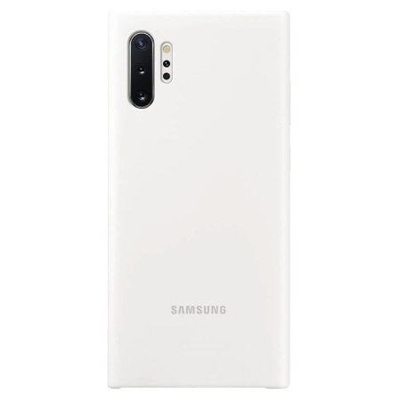 Samsung - Original Rear Silicone Case - White - Note 10