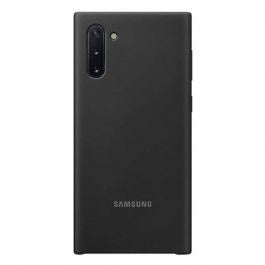 Samsung - Original Rear Silicone Case - Black - Note 10