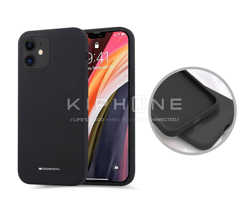 Goospery - Mercury Silicone - Black - iPhone XR