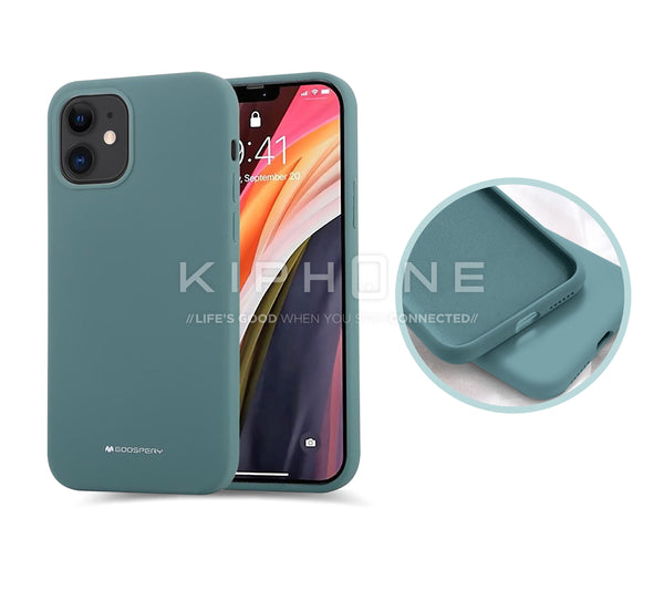 Goospery - Mercury Silicone - Khaki Green - iPhone X / XS