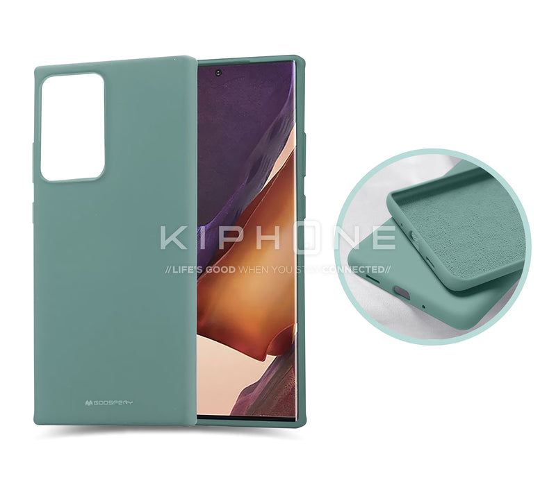 Goospery - Mercury Silicone - Khaki Green - Note 10 Plus