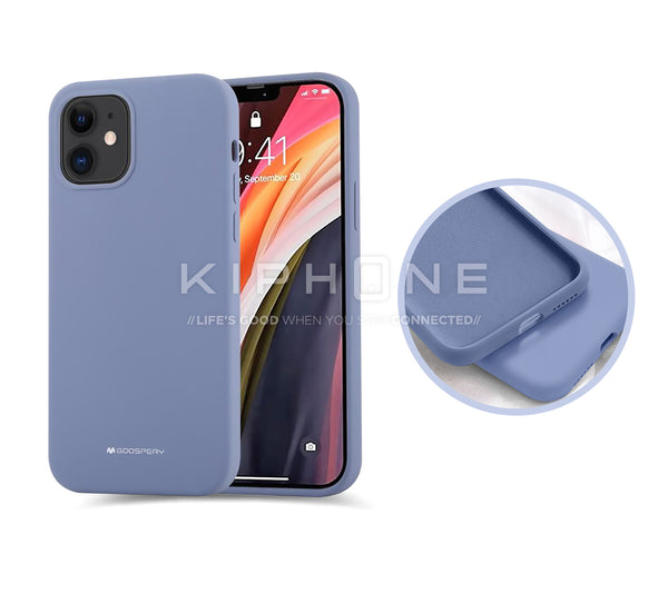 Goospery - Mercury Silicone - Lavender Grey - iPhone XR