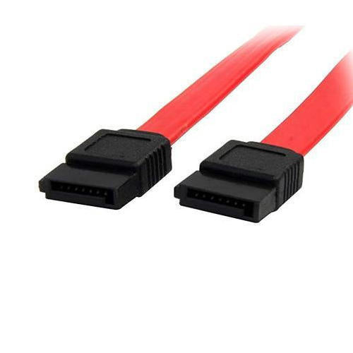 8ware - SATA 3.0 Data Cable 0.5m / 50cm Male to Male Straight 180 to 180 Degree 26AWG