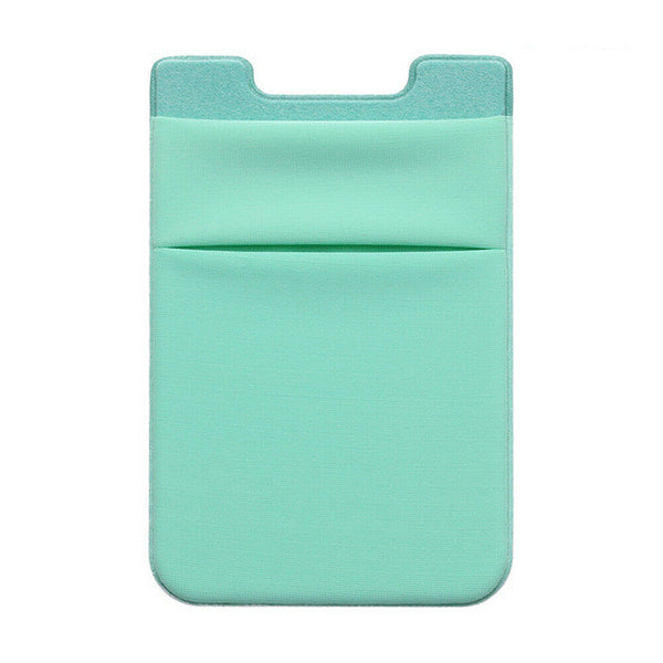 Stick-On Wallet / Fabric - Mint Green