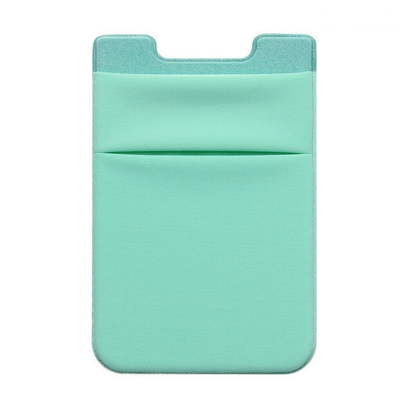 Stick-On Wallet / Fabric - Mint Green