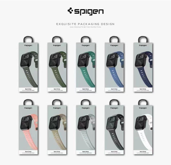 Spigen - Apple Watch Sports Strap Band - Blue - 42/44/45/49mm