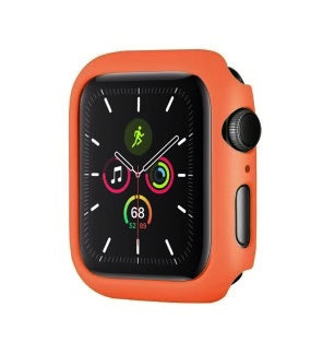 Orange - Apple Watch / TPU Case + Tempered Glass - Series 2/3/4/5/6/SE - 38/40/41mm