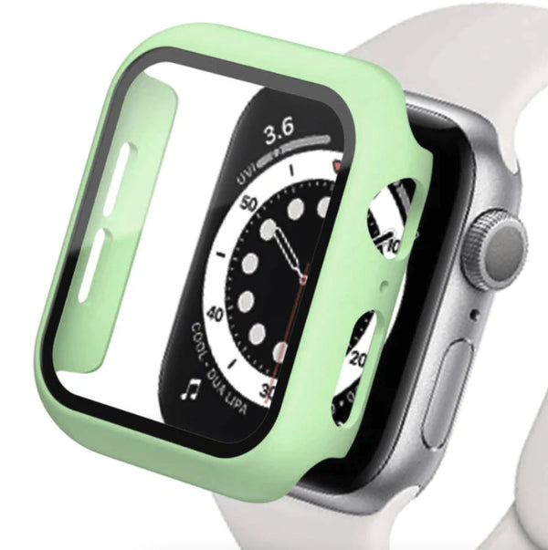 Mint - Apple Watch / TPU Case + Tempered Glass - Series 2/3/4/5/6/SE - 38/40/41mm