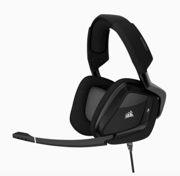 Corsair VOID Elite Carbon Black USB Wired Premium Gaming Headset with 7.1 Audio Headset