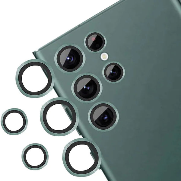 Rear Camera Seperate Lense Protectors - Samsung S22 Ultra - Green