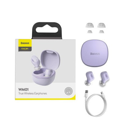 Baseus - Encok True Wireless Earphones WM01 (Purple)